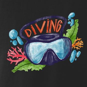 Diving obrázok kreslený