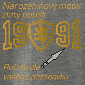 Narodeninový motív - znak - zlatá potlač