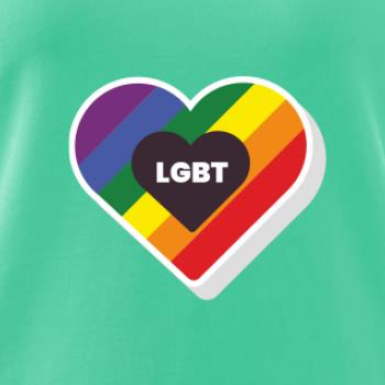 LGBT srdce dúhové LGBT srdce dúhové