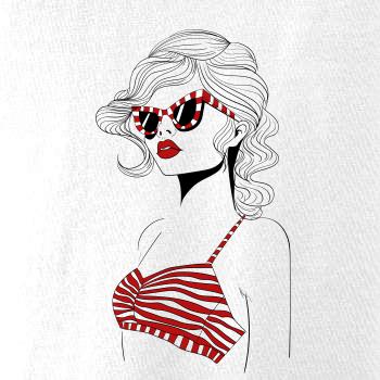 Dievča s červenými plavkami  Dievča s červenými plavkami