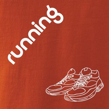 Running nápis šikmo