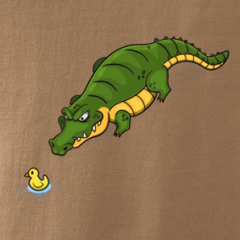 Krokodíl zelený s kačičkou