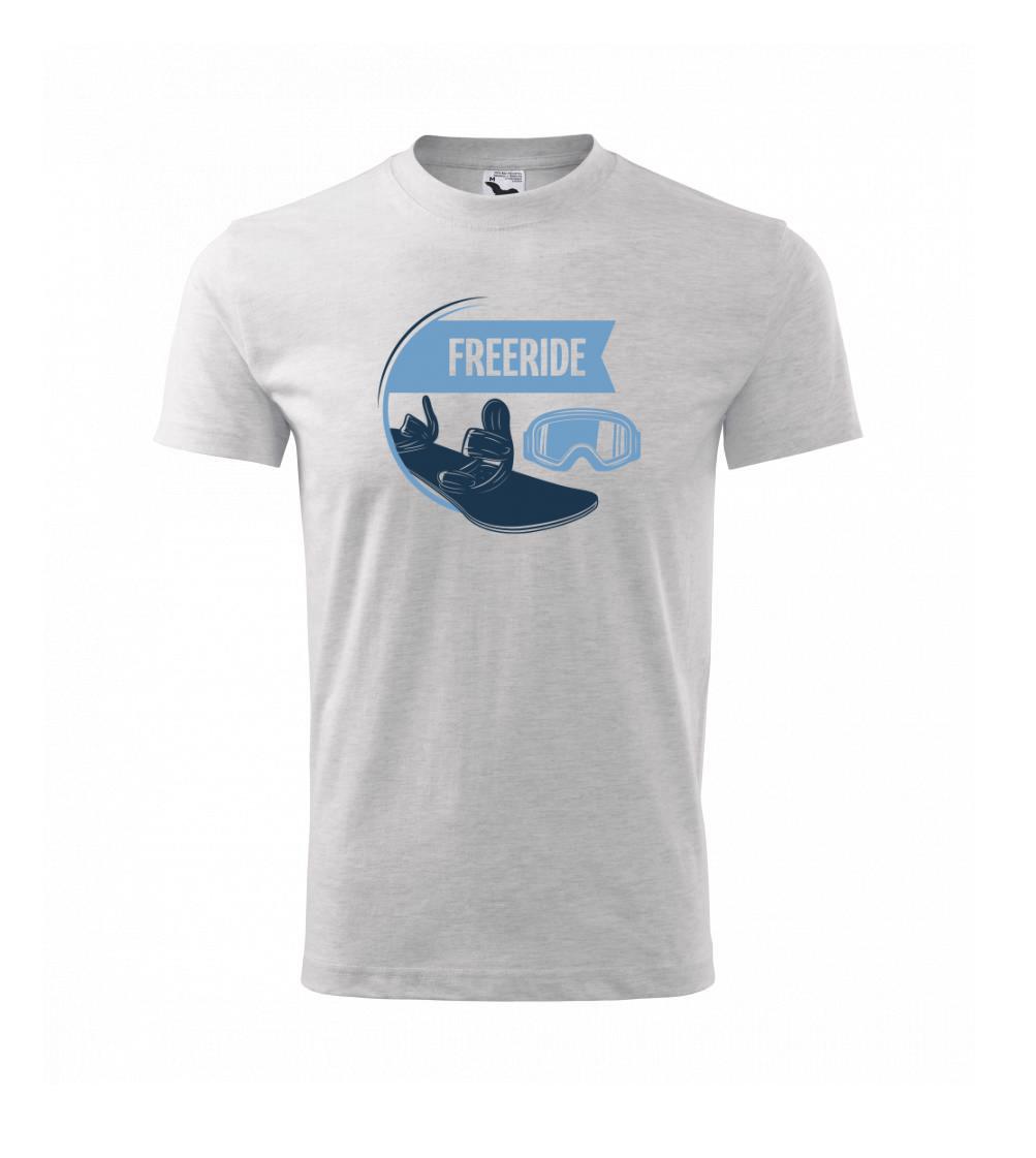 Freeride snowboard kruh