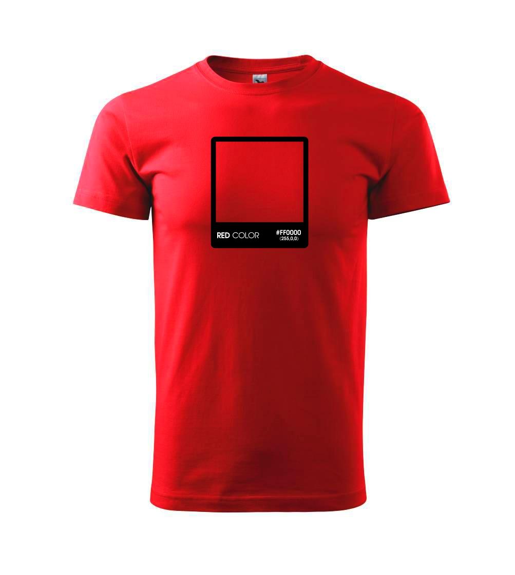Tričká pre fotografov - RGB red - Tričko extra veľké  (5-8XL)