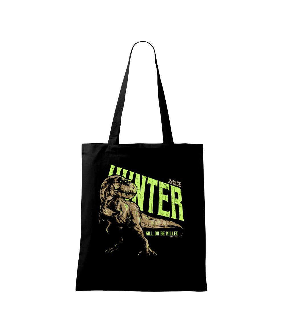 Tričká so zvieratami - Trex hunt - Taška bavlnená