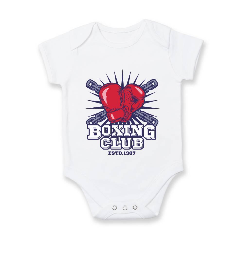 Tričká na box - Boxing club chain - Body dojčenské s krátkym rukávom