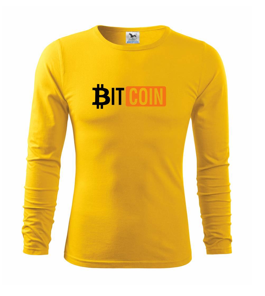 Bitcoin nápis Bitcoin nápis