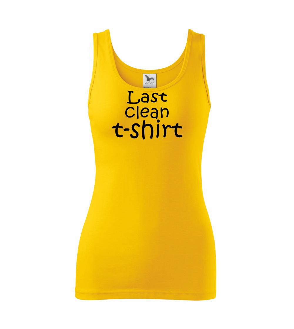 Last clean t-shirt