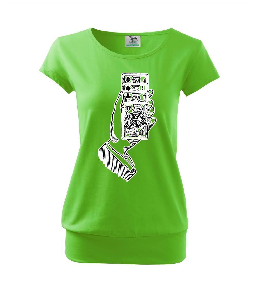 Poker ruka s kartami