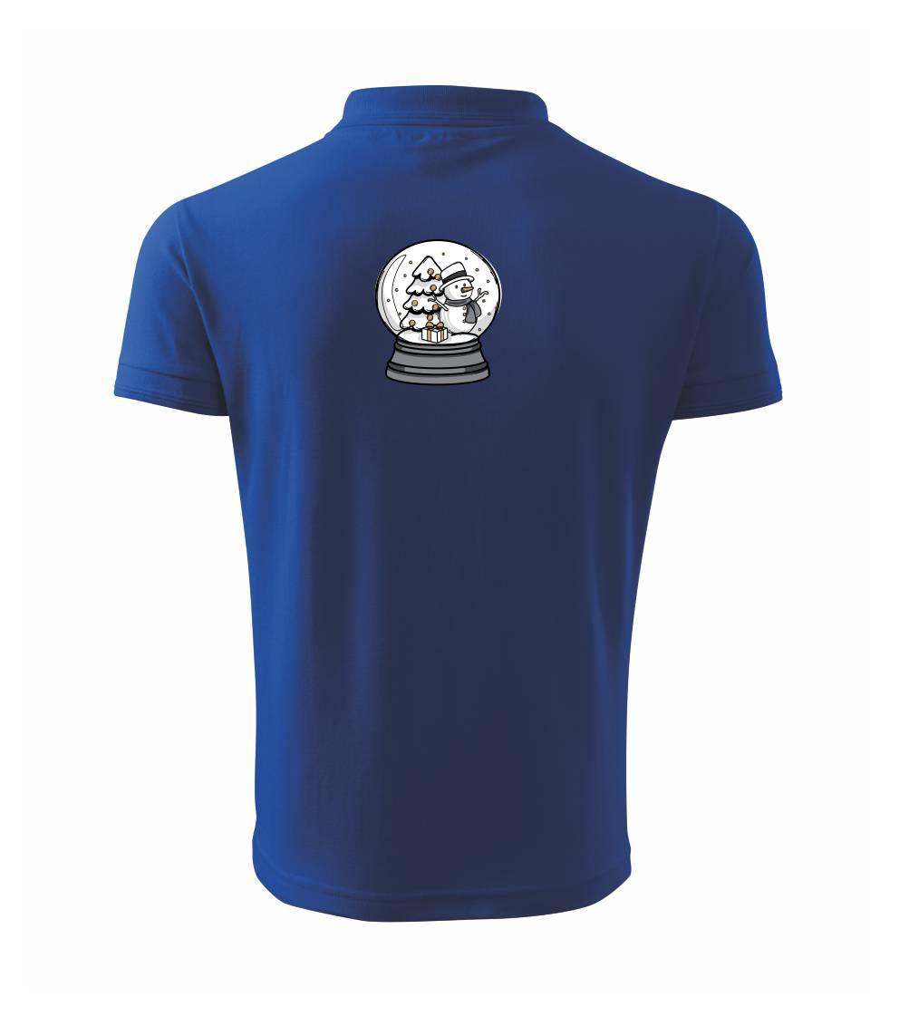 Sněhová koule se sněhulákem