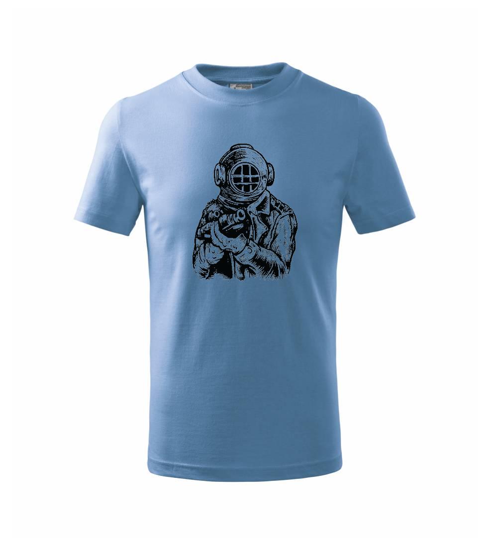 Grafické tričká - Diver Soldier - Tričko detské bavlnené
