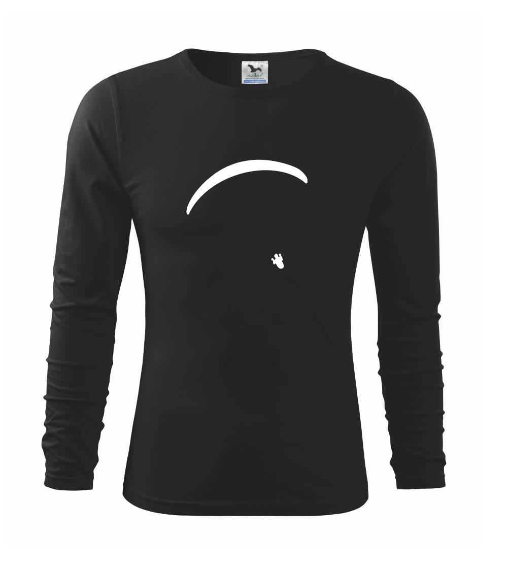 Tričká s motívom paraglidingu - Obrys padáku velký - Tričko detské Long Sleeve