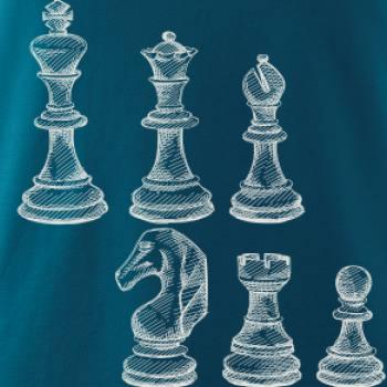 Šachové figúrky kreslené Šachové figúrky kreslené