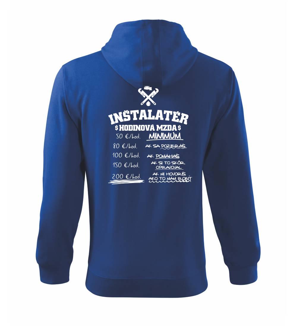 Hodinová mzda Inštalatér Hodinová mzda Inštalatér