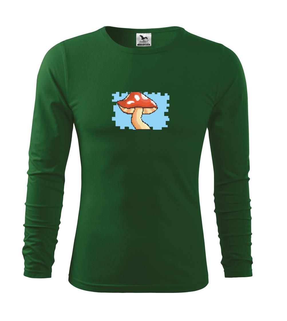 Tričká pre ajťákov - Gamer - stará hra - huba - Tričko s dlhým rukávom FIT-T long sleeve