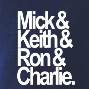 Mick Keith Ron Charlie