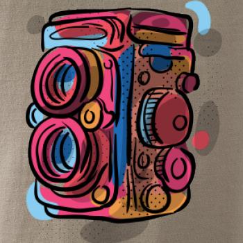 Foťák farebný - dve šošovky Foťák farebný - dve šošovky