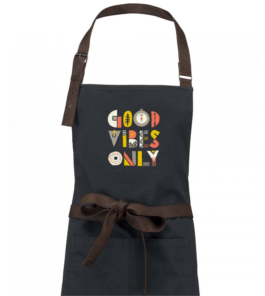 Trička na kempovanie - Good vibes only - napis - Zástera Vintage