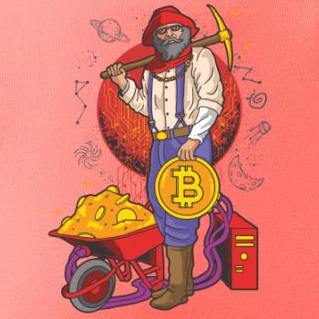Baník ťaží Bitcoiny