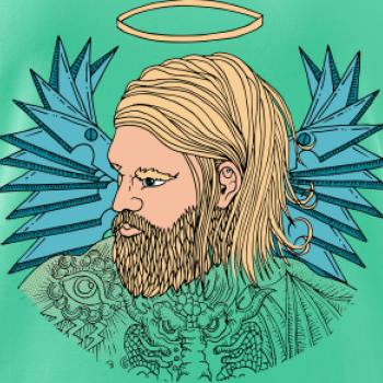 Anjel maľovaný - muž (Pecka design)