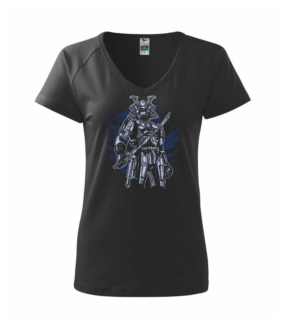 Grafické tričká - Samurai Robot Skull - Tričko dámske Dream