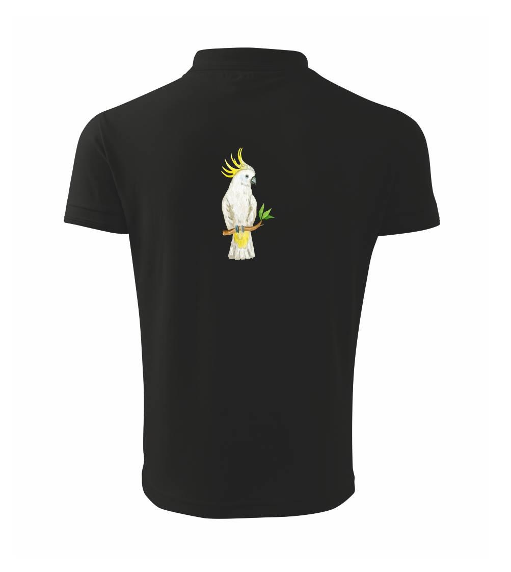 Papagáj Kakadu kreslený Papagáj Kakadu kreslený