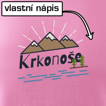 Kreslené hory - vlastné nápis