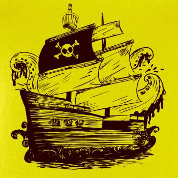 Pirátská loď maľovaná