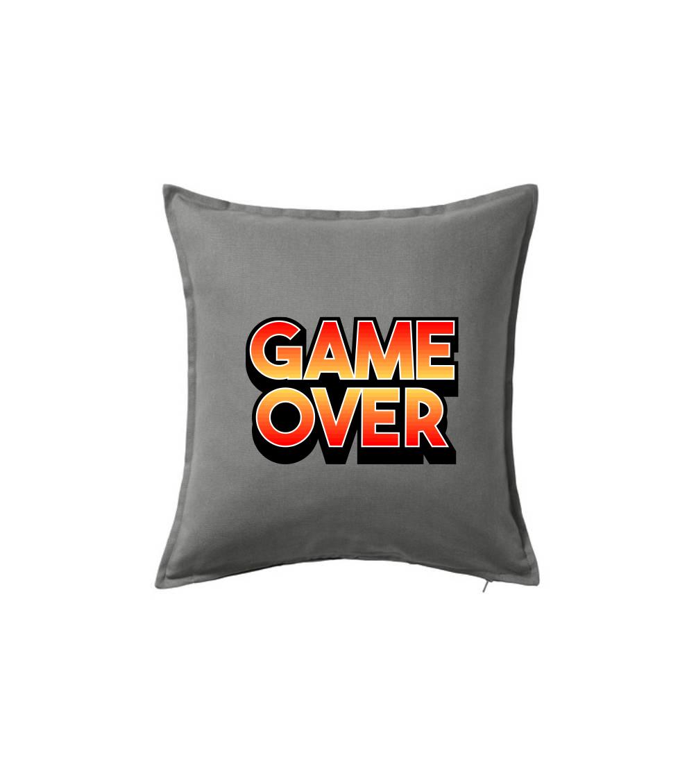 Game over - nápis farebný