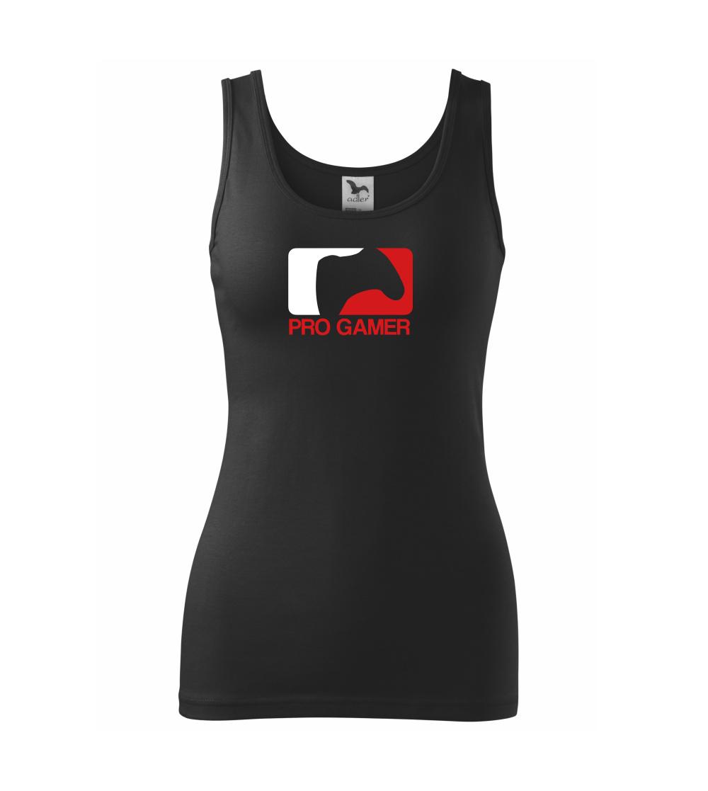 Tričká pre ajťákov - Pro Gamer - Logo - Dámske tielko