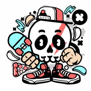 Roztomilý skejťák