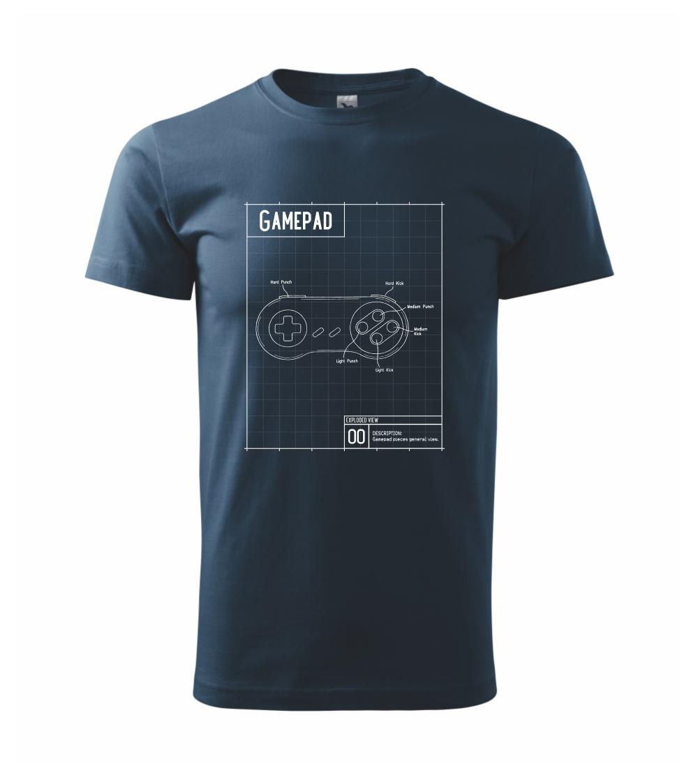 Nákres Gamepad jednoduchý Nákres Gamepad jednoduchý