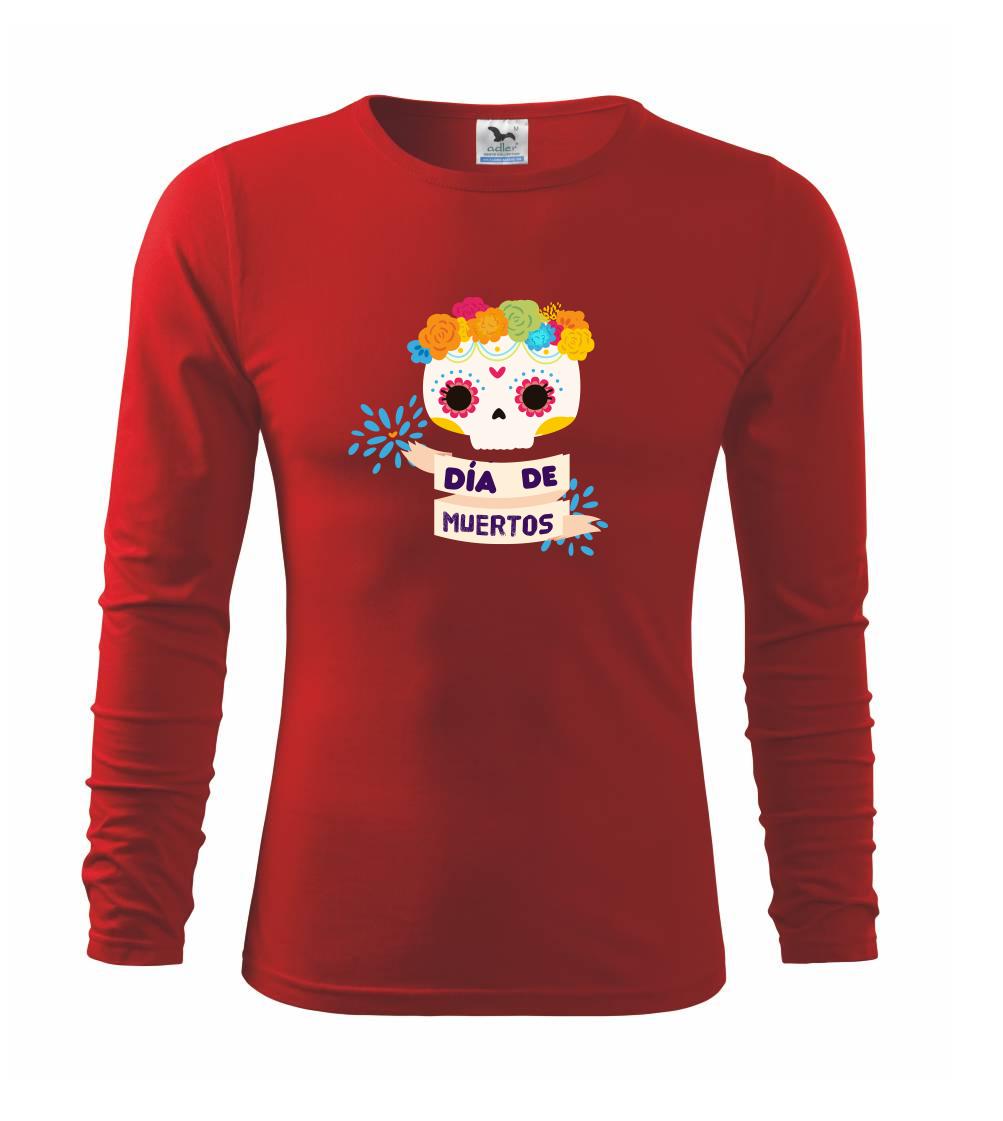 Grafické tričká - Dia de muertos - Tričko detské Long Sleeve