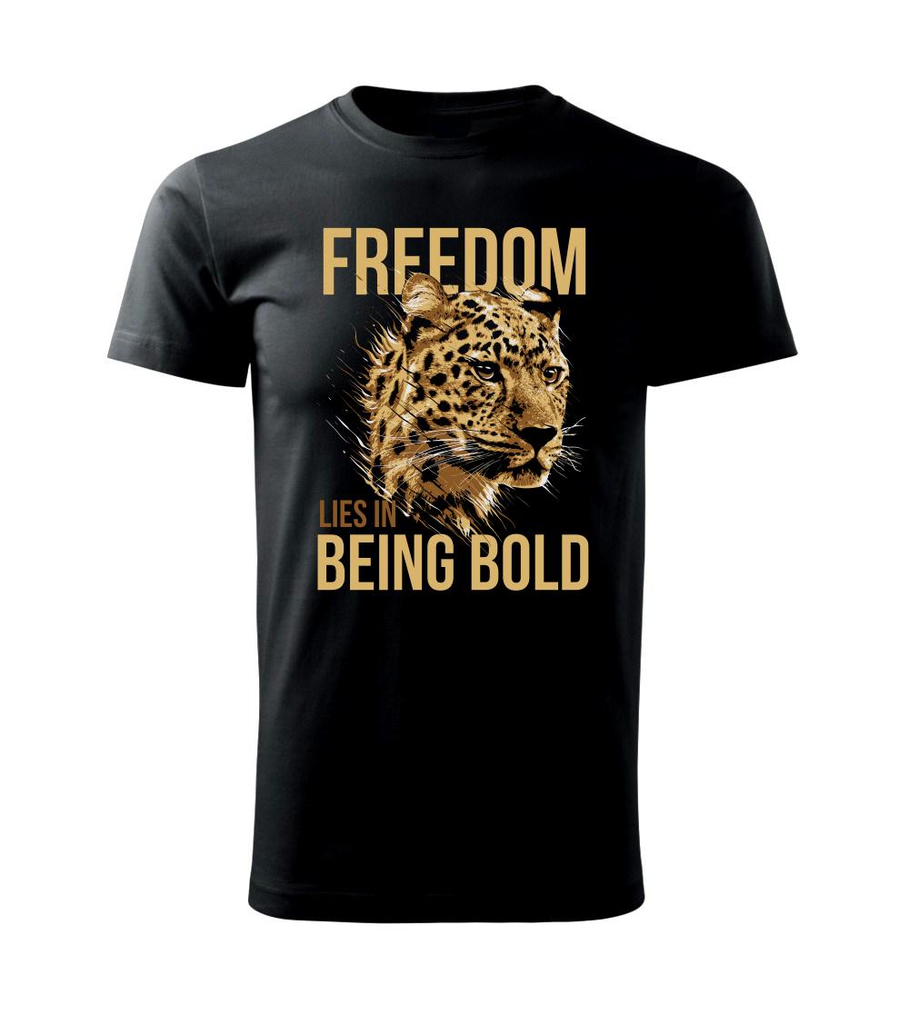 Tričká so zvieratami - Leopard bold - Tričko extra veľké  (5-8XL)