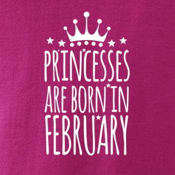 Princesses are born in February