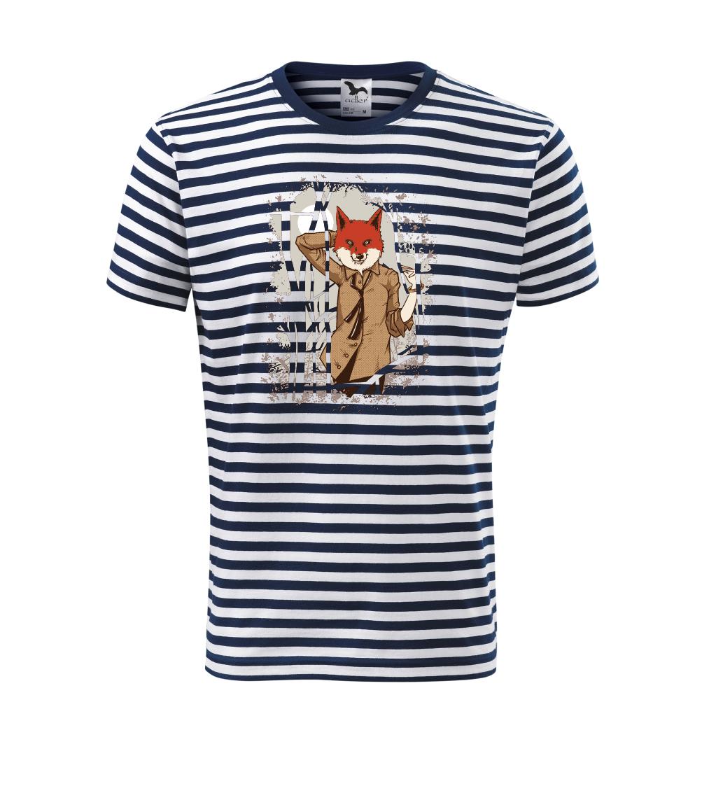 Grafické tričká - Fox in a shirt - Tričko na vodu