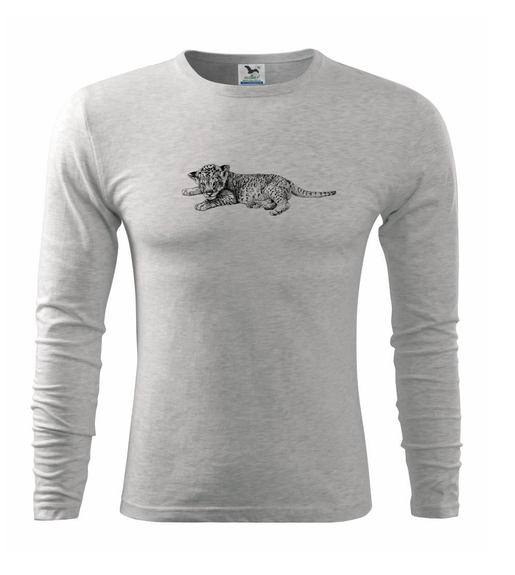 Tričká so zvieratami - Mláďa leva - Tričko s dlhým rukávom FIT-T long sleeve
