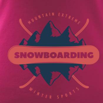 Snowboarding hory extreme