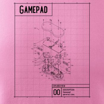 Nákres Gamepad rozobratý