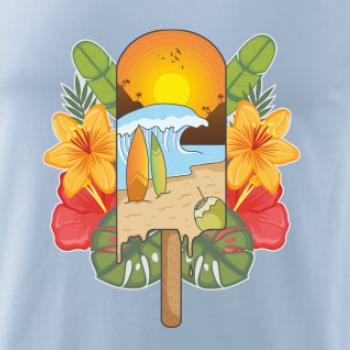 Leto, nanuk, more, pláž