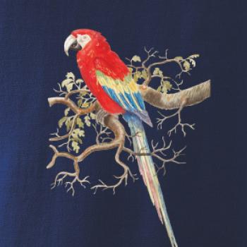 Papagáj  na listnatom strome