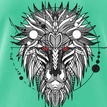 Hlava leva - geometrická Hlava leva - geometrická