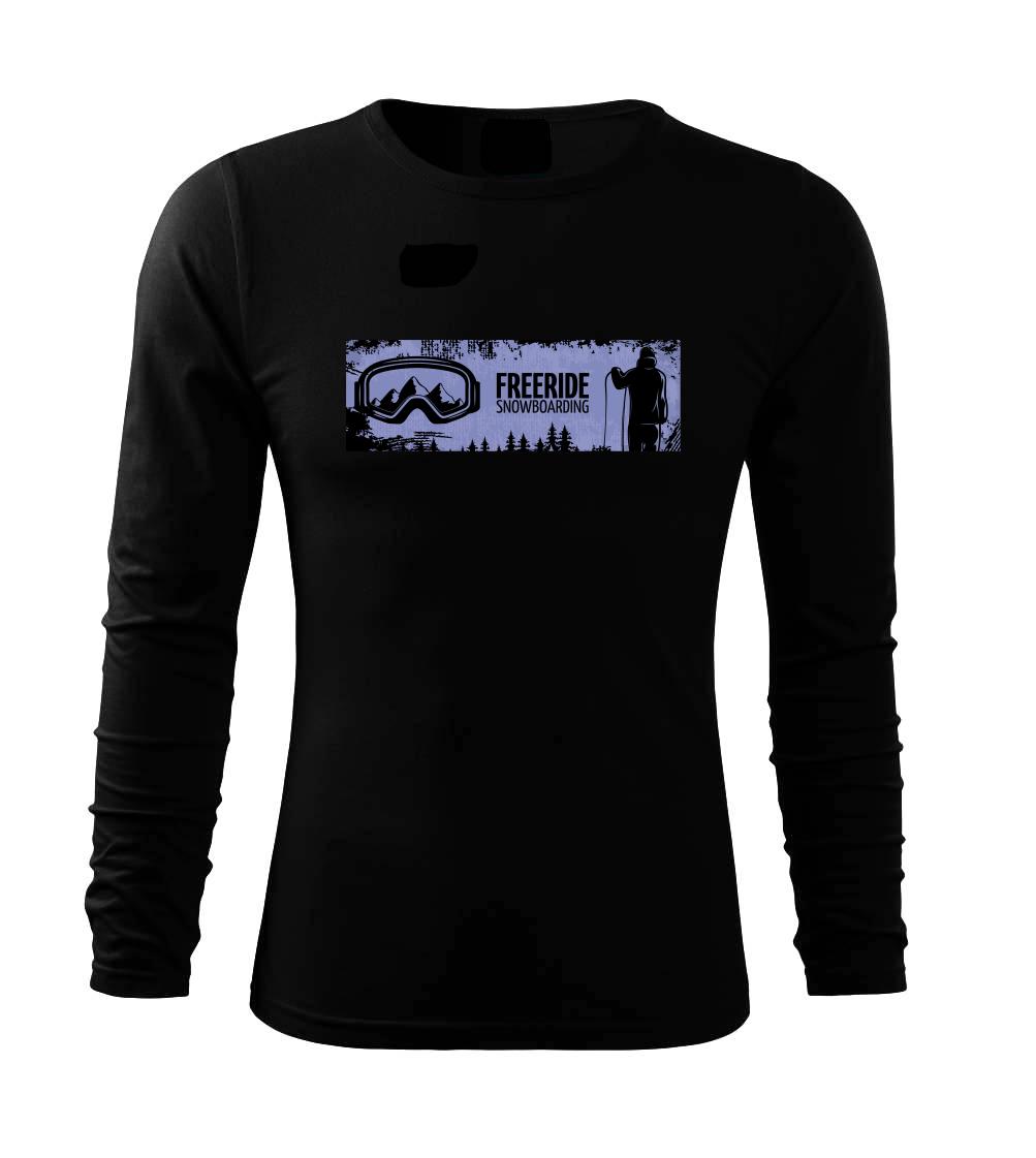 Lyže a Snowboard - Obdĺžnik snowboarding okuliare - Tričko s dlhým rukávom FIT-T long sleeve