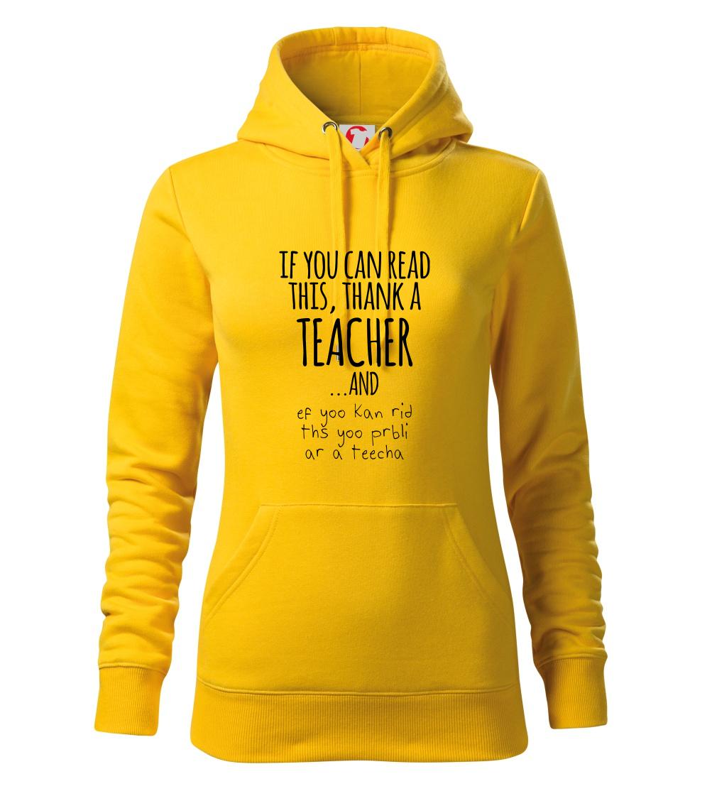 If you can read this - teacher
