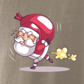 Santa nesie ťažký náklad