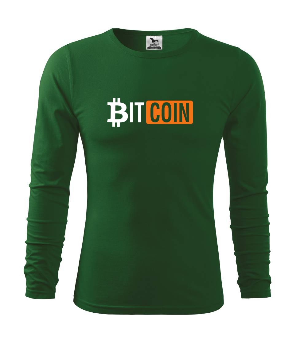 Bitcoin nápis Bitcoin nápis