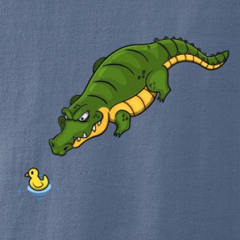 Krokodíl zelený s kačičkou