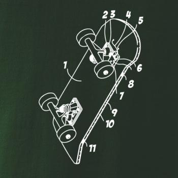 Skateboard nákres prkna