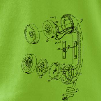 Nákres telefónne slúchadlo staré