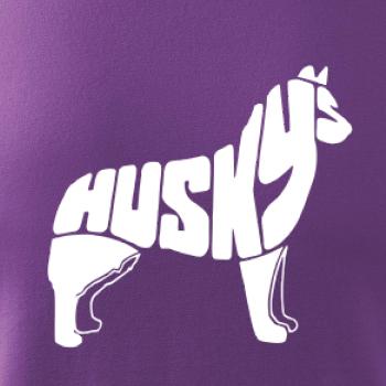 Husky - text v tele